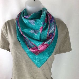 Broadway Leonard 100% silk scarf vintage